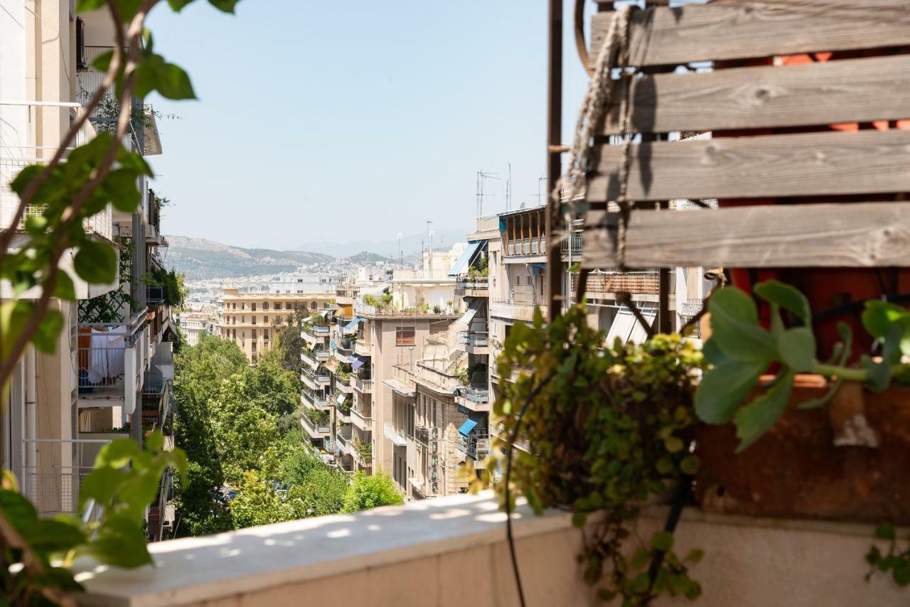 Stylish Flat With Veranda In The Heart Of Athen Exterior foto